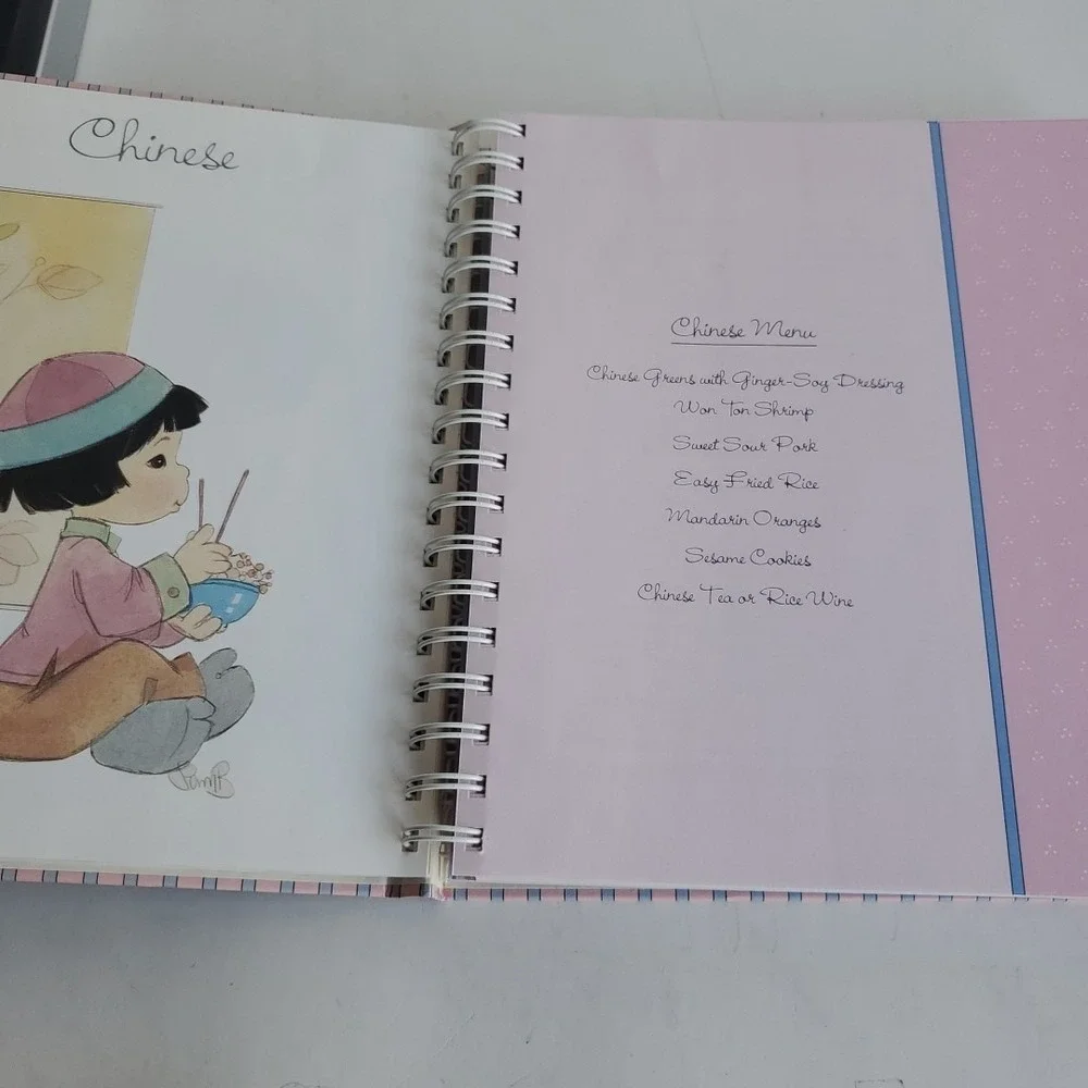 1988 The Precious Moments Cookbook Enesco 200 Recipes Sam Butcher Willie Cushman
